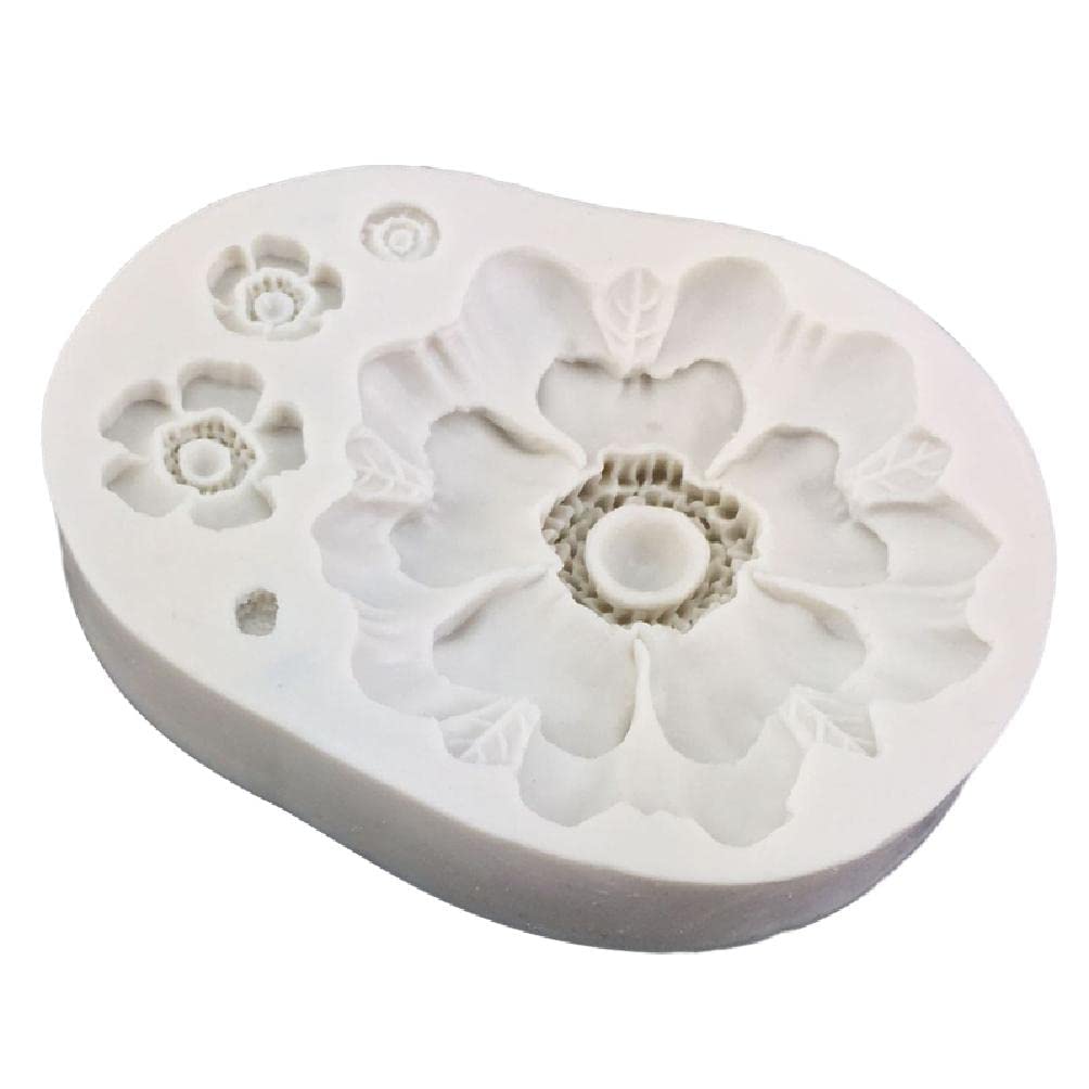 Premium 3D Silicone Chocolate Molds - Flower Shaped Cake Molds for Mousse, Fondant & Baking | Reusable Non-Stick Baking Tools | Perfect Gift for Bakers & Home Chefs | Ideal for Birthday Cakes, Wedding Desserts & DIY Chocolate Making