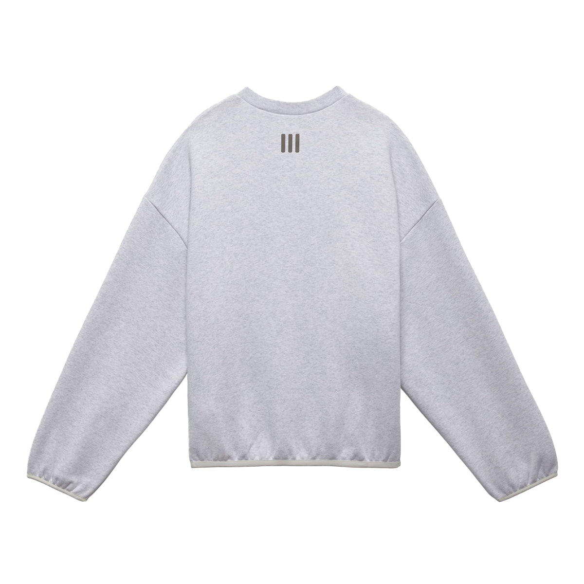 Fear of God Athletics Heather Fleece Crewneck Sweatshirt - Light Grey Heather | Men's Casual Pullover for Streetwear & Lounge Comfort