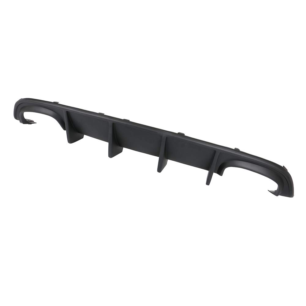 FREEMOTOR802 Rear Bumper Diffuser for 2015-2023 Dodge Charger SRT | Quad Exhaust Compatible | Unpainted Black PP Spoiler | Upgrade Your Car's Aerodynamics & Style