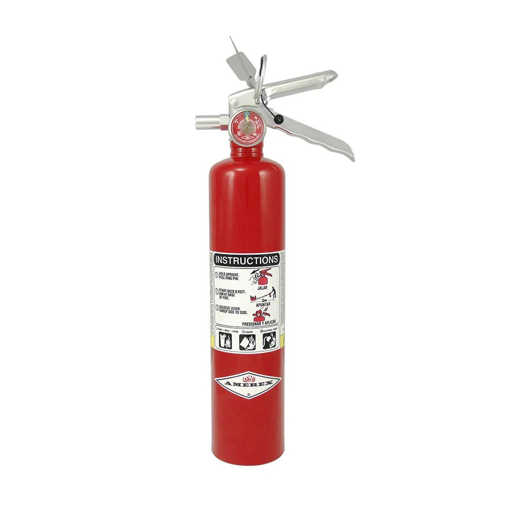 Amerex 2.5 lb ABC Multi-Purpose Fire Extinguisher - UL Rated for Home, Kitchen, Office & Car Safety Protection