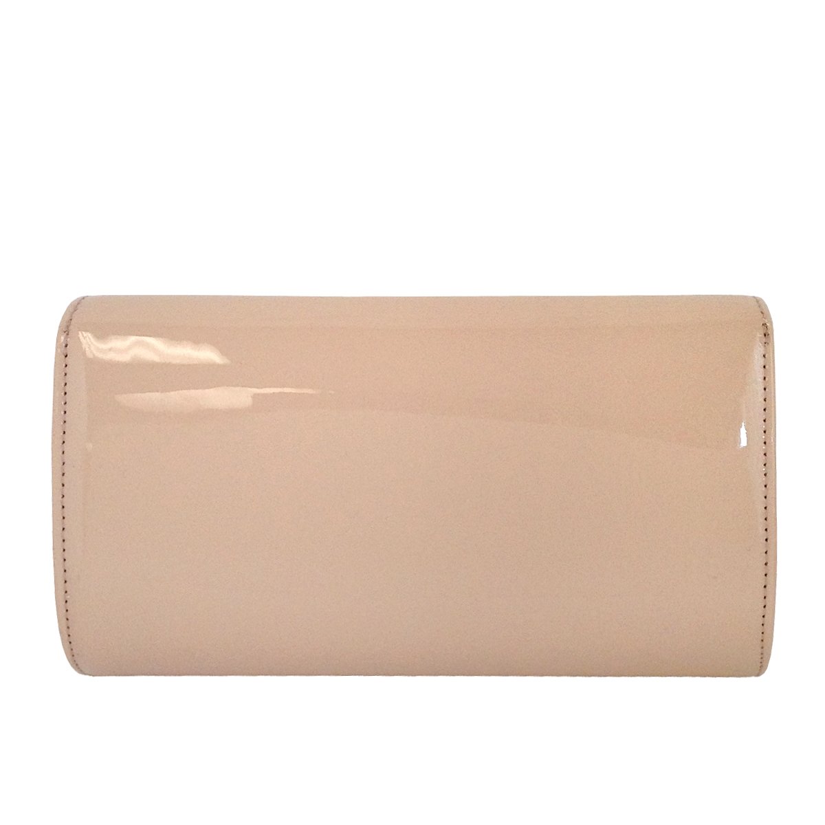JNB Faux Patent Leather Glossy Candy Clutch Bag for Women - Elegant Evening Party Clutch with Wristlet Strap - Perfect for Weddings, Prom, Date Night & Special Occasions