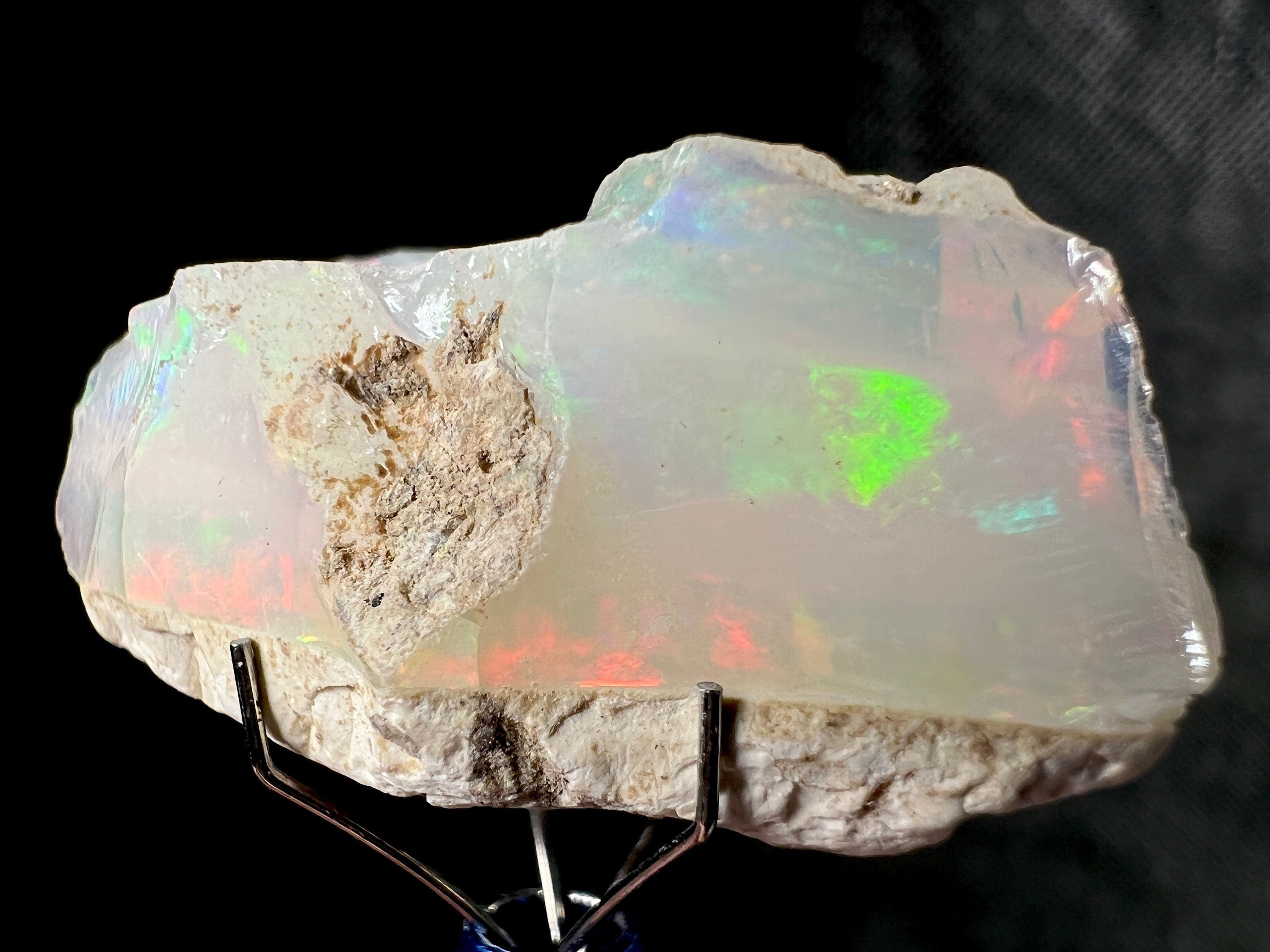 Premium 4A+ Welo Opal Raw Crystal - Natural Cutting Grade Opal for Jewelry Making, October Birthstone, Gemstone Collection (50657) - Perfect for Rings, Necklaces & DIY Craft Projects