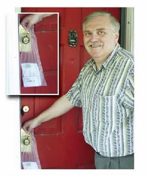 Clear Door Hanger Bags for Gifts & Invitations - 100 Pack for Campaigns & Events