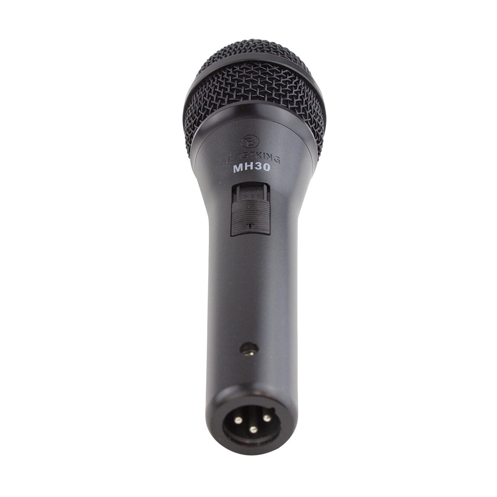 Blastking MH30KIT Professional Dynamic Cardioid Microphone with Stand Kit - Perfect for Podcasting, Live Streaming & Home Studio Recording
