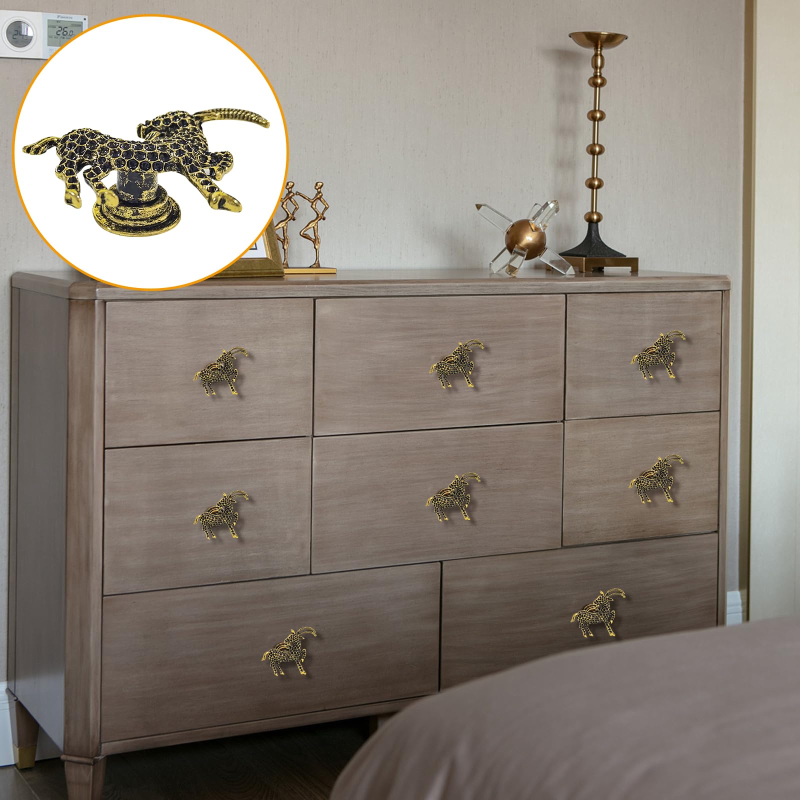 Natural Wooden Drawer Knobs for Cabinets, Cupboards & Furniture - Decorative Single Hole Pull Handles with Screws - Perfect for Home, Office & DIY Projects