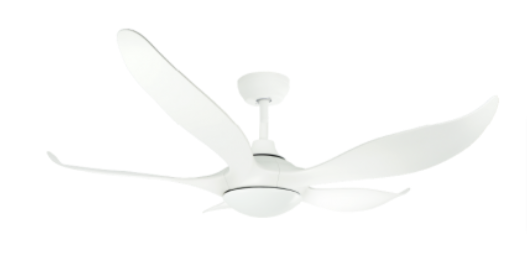 D'Fan Typhoon52 WH 52-Inch Ceiling Fan with Remote Control - 45W Energy Efficient, Ultra Quiet, 3-Speed Settings - Perfect for Living Room, Bedroom, and Outdoor Patio