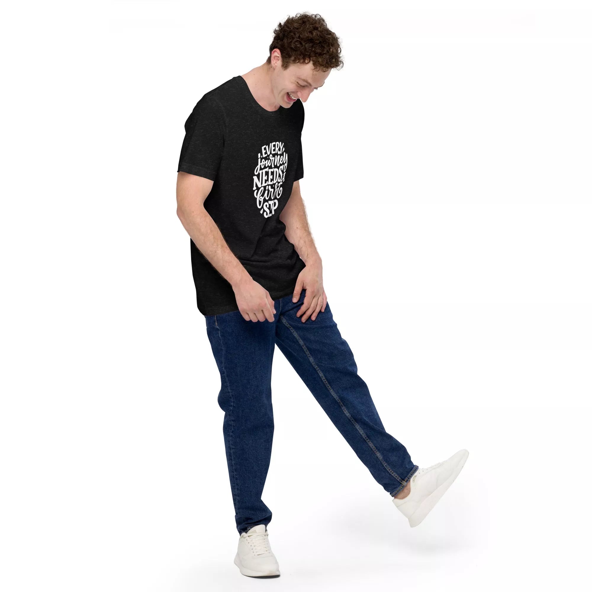Courageous Sobriety Journey Unisex T-Shirt - Inspirational Recovery Tee for Men & Women - Perfect for AA Meetings, Sober Events & Daily Motivation
