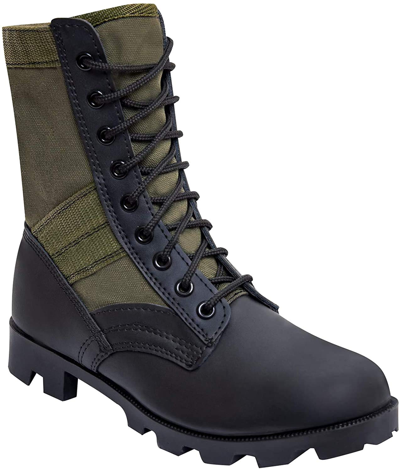 Rothco Military Jungle Boots - Durable Work & Hiking Boots for Men - Waterproof Tactical Footwear for Outdoor Adventures, Camping & Heavy Duty Work