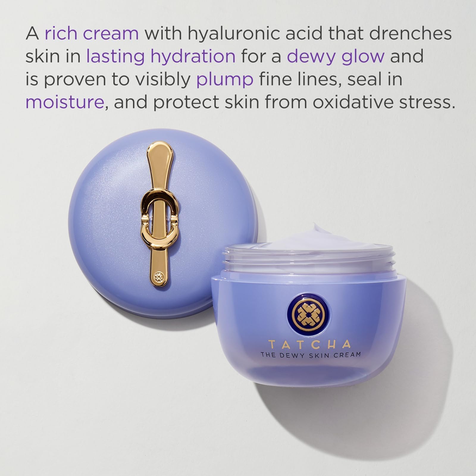 Tatcha Dewy Skin & Lip Hydrating Set - Travel Size Rice Wash, Full Size Dewy Skin Cream & Wisteria Lip Mask ($119 Value) | Skincare Gift Set for Dry Skin, Perfect for Travel & Nighttime Routine