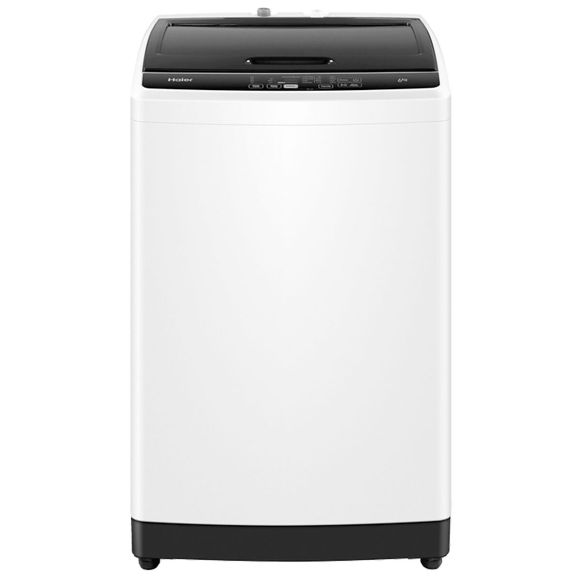 Haier 6kg Top Load Washing Machine HWT60AA1 - Energy Efficient Compact Laundry Washer for Small Apartments & Dorms | Perfect for Everyday Clothes, Bedding & Delicates