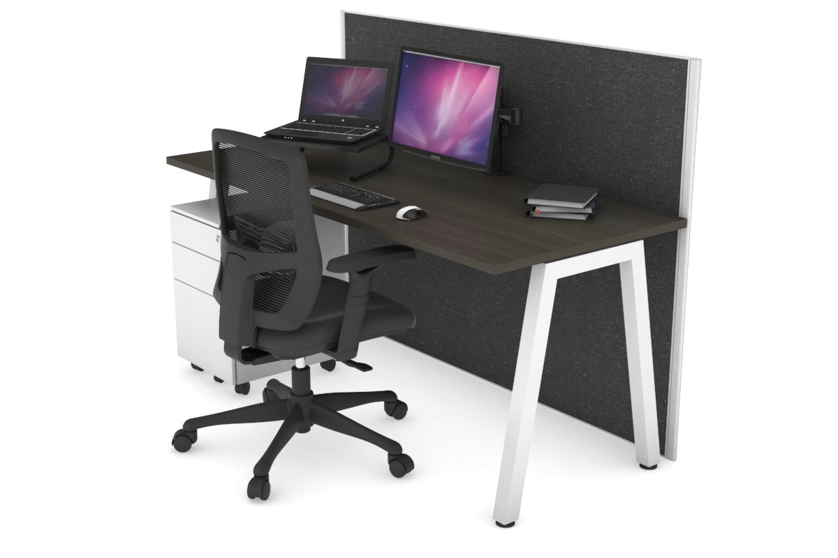 Horizon Quadro A Legs Office Desk - 1600L x 700W Modern Workstation for Home & Office - Perfect for Remote Work, Study & Professional Workspaces