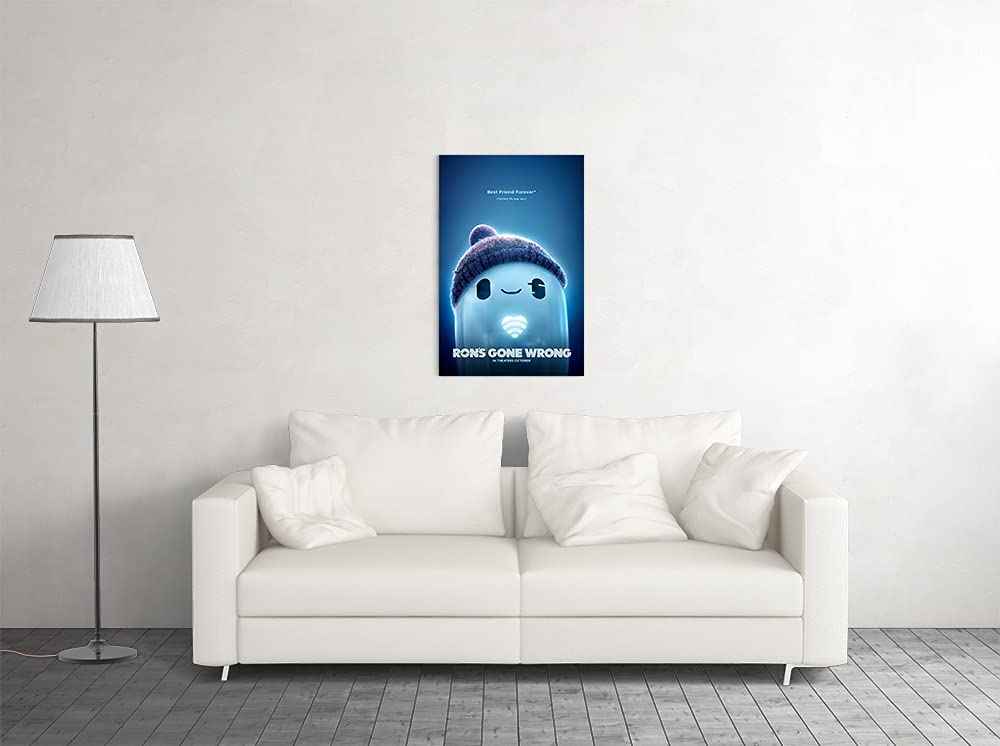 Ron's Gone Wrong Movie Poster - Waterproof Wall Art for Kids' Rooms