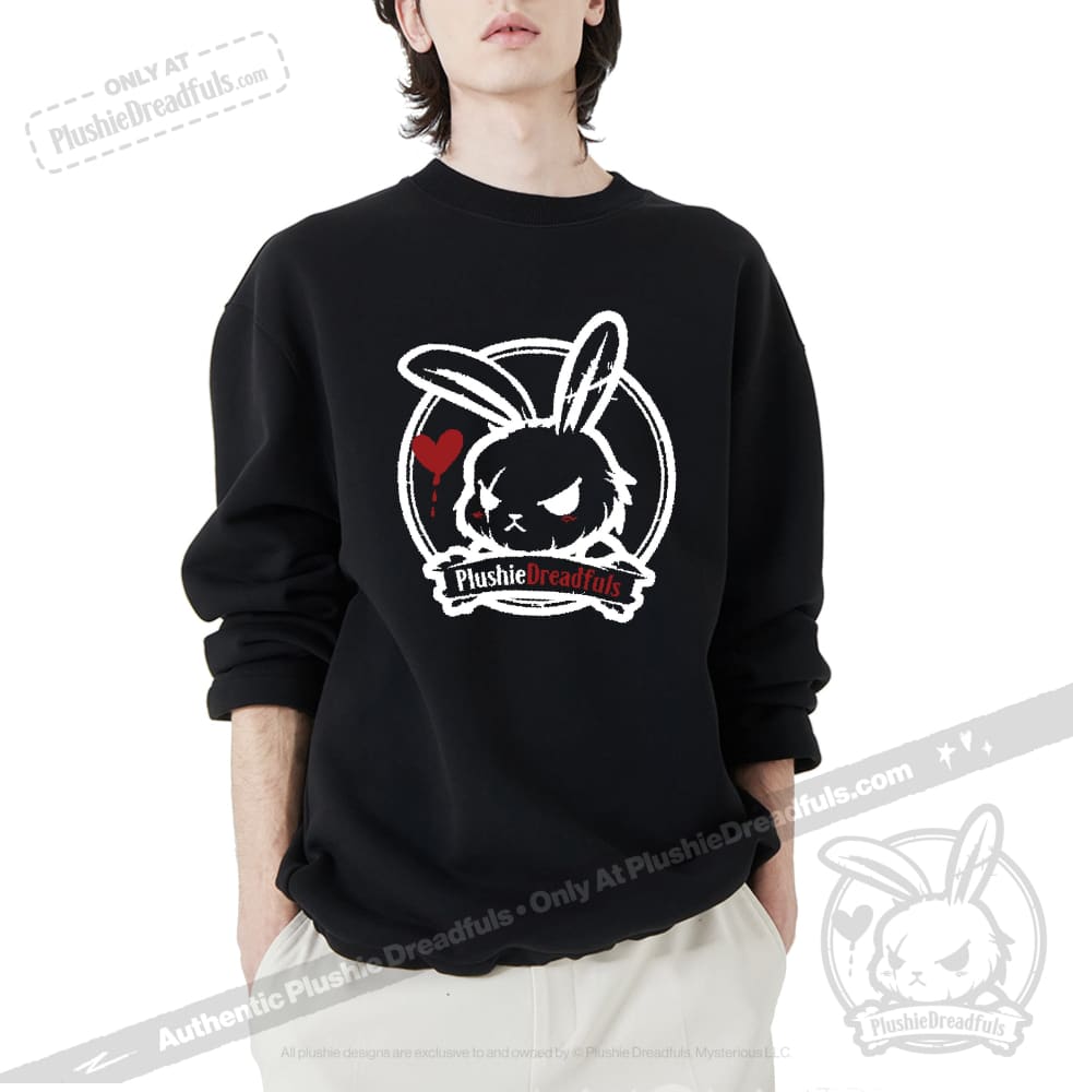 Plushie Dreadfuls Logo Sweatshirt - Soft Cotton Hoodie for Anime & Kawaii Fashion Fans - Perfect for Cosplay, Conventions & Casual Wear