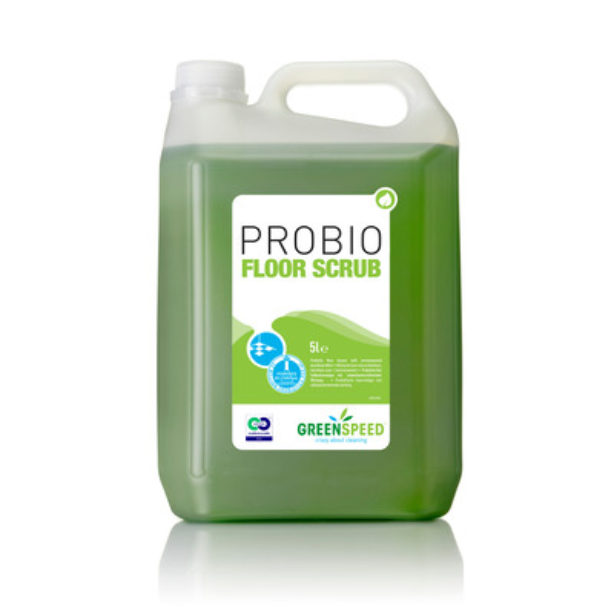 Greenspeed Probio Floor Scrub Concentrate Cleaner - Eco-Friendly Probiotic Floor Cleaner for Hardwood, Tile & Vinyl - Perfect for Homes, Offices & Commercial Spaces