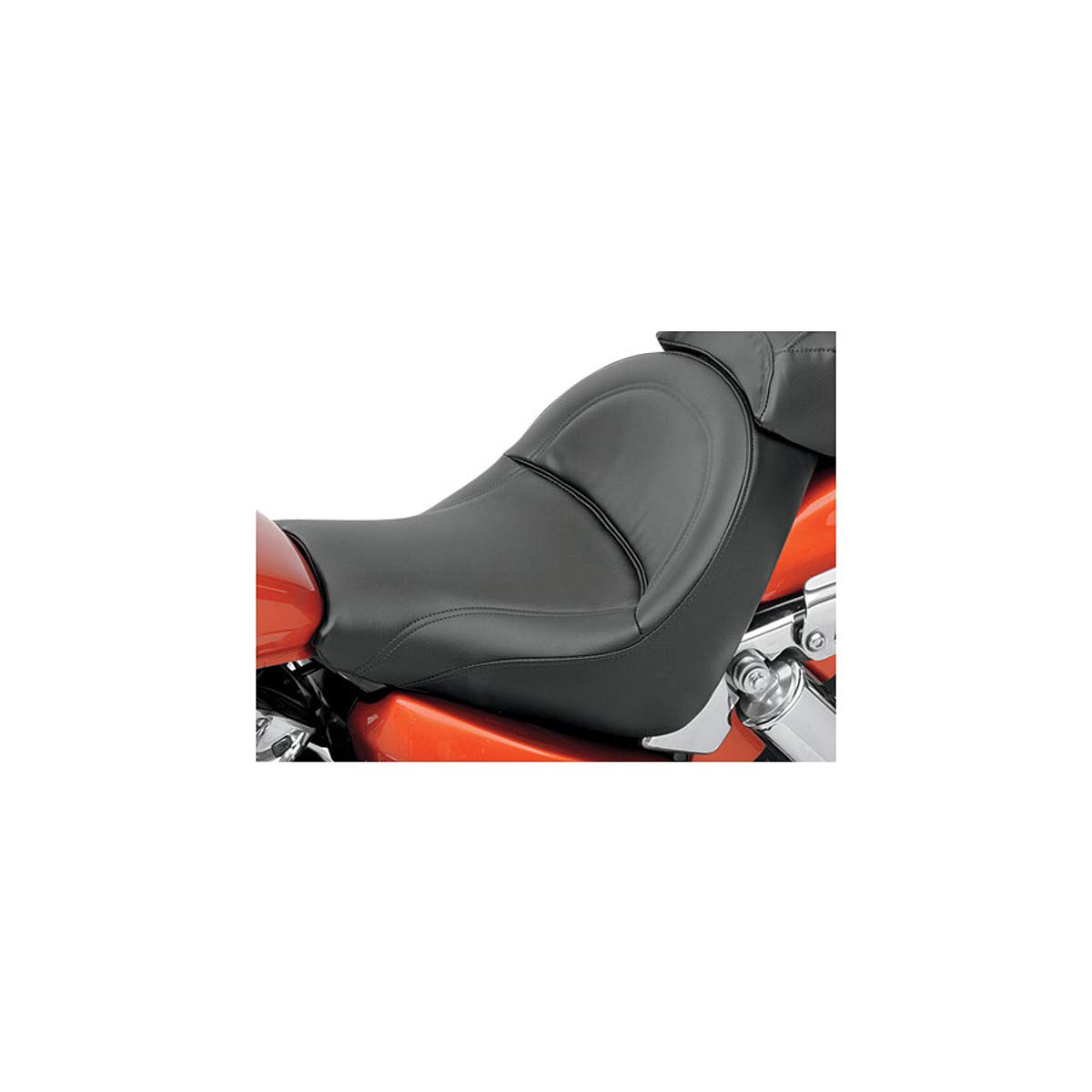 Saddlemen Renegade Deluxe Solo Motorcycle Seat - Compatible with 1998-2004 Kawasaki VN1500E Vulcan Classic | Comfort Upgrade for Long Rides & Cruising