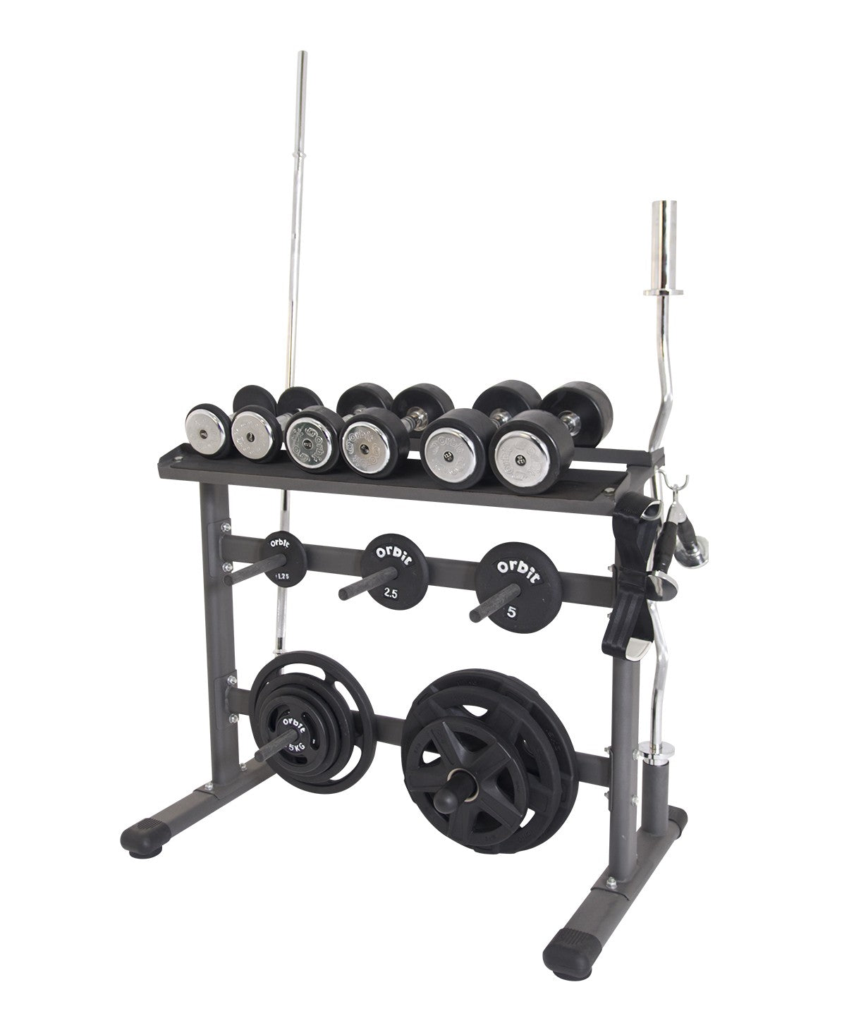 Best Adjustable Dumbbell Set with Plates, Bar & Accessory Rack - Home Gym Equipment for Strength Training & Weightlifting