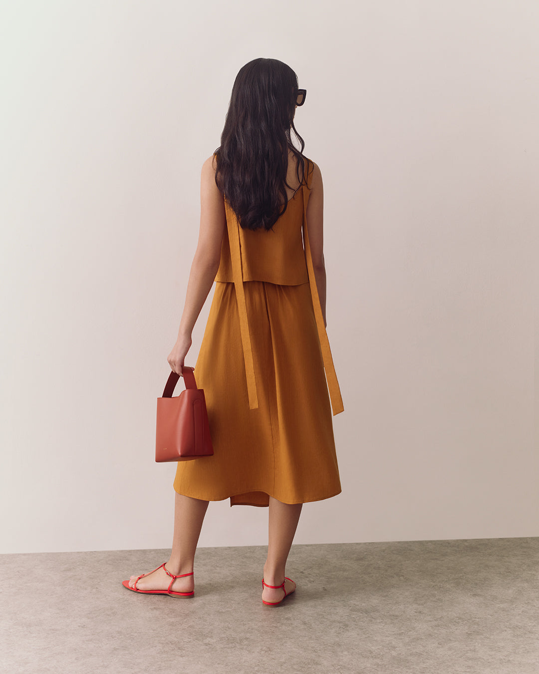 Breathable Linen Wrap Skirt for Women - Summer Boho Maxi Skirt with Pockets - Perfect for Beach Vacations, Yoga & Casual Outings
