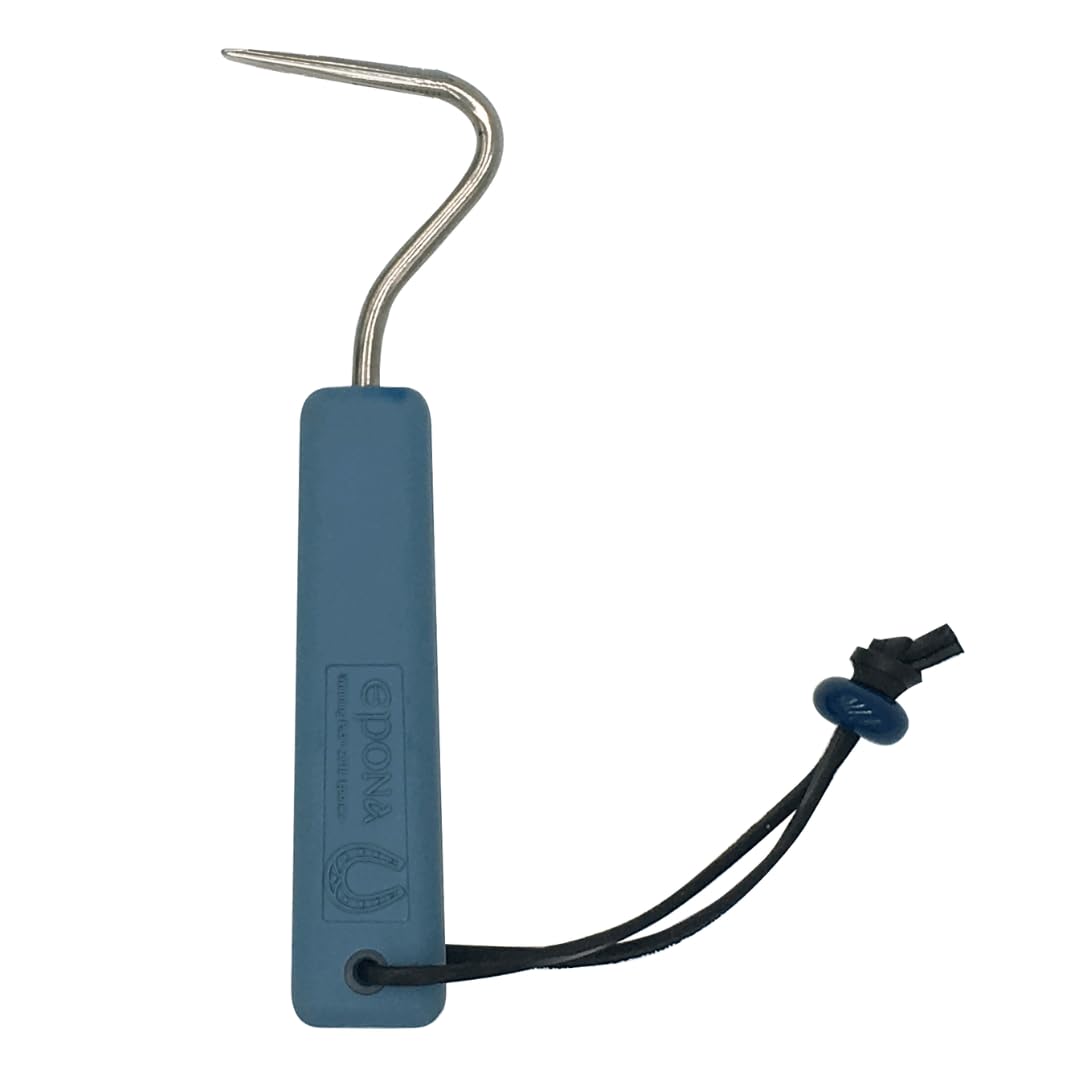 Epona Winning Hoof Pick - Stainless Steel Horse Grooming Tool for Cleaning Hooves | Perfect for Equestrian Care, Stable Maintenance & Horse Health (Great Gift for Horse Lovers)