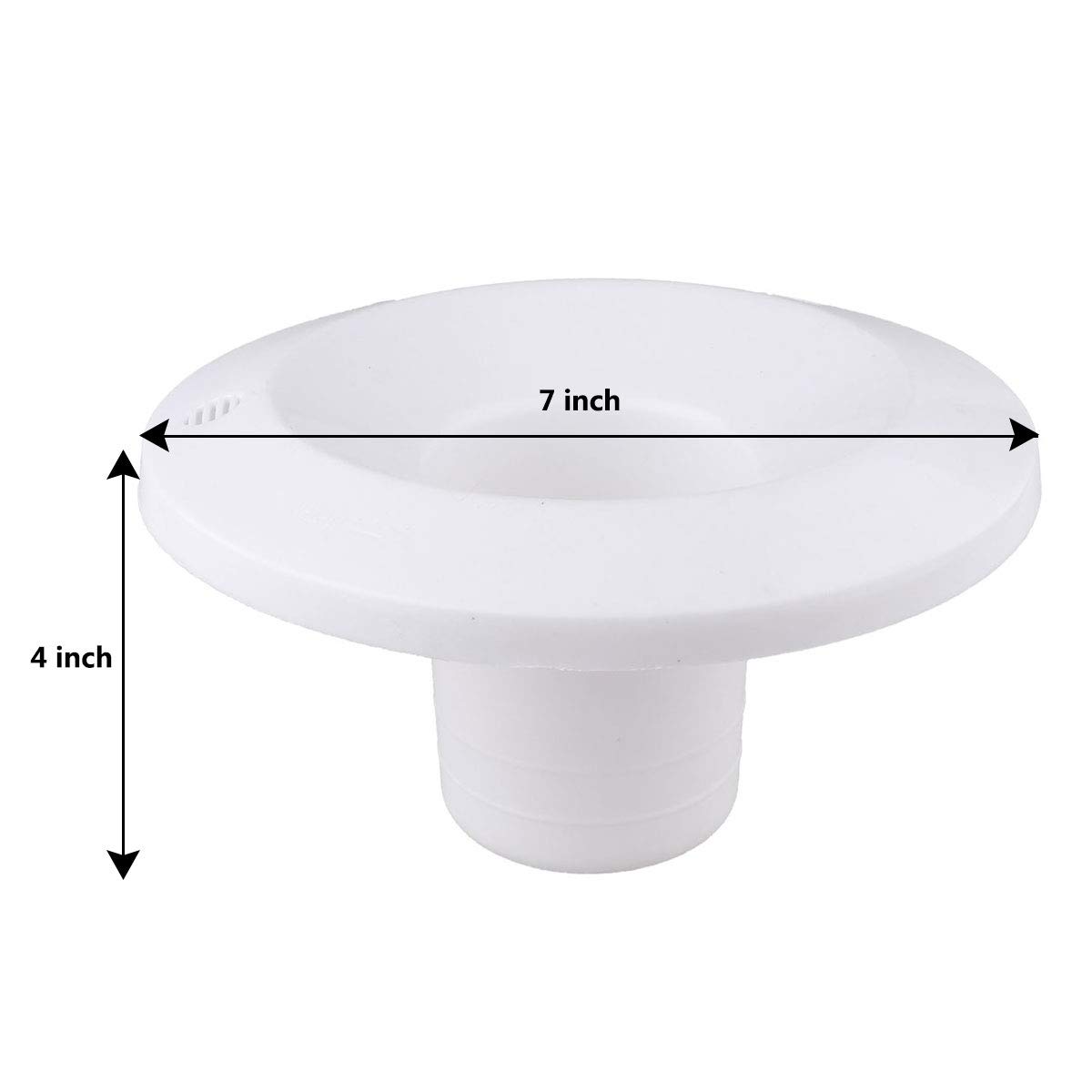 JEATHA Universal Water Dispenser Replacement Parts - Smart Seat Water Guard Assembly for Home & Office Bottled Water Coolers (White, 7.0 x 4.0 Inches) - Perfect for Leak Prevention & Water Conservation in Workplaces, Kitchens & Break Rooms