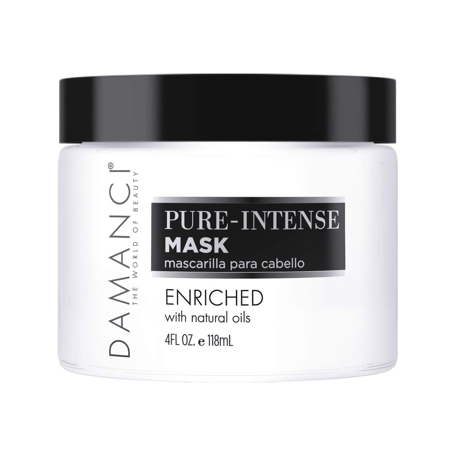 Pure Intense Keratin Hair Mask for Damaged & Dry Hair - Deep Conditioning Treatment for Hair Growth & Repair - 4oz Hair Care Mask (Mascarilla para el Cabello) - Perfect for Salon-Quality Treatment at Home