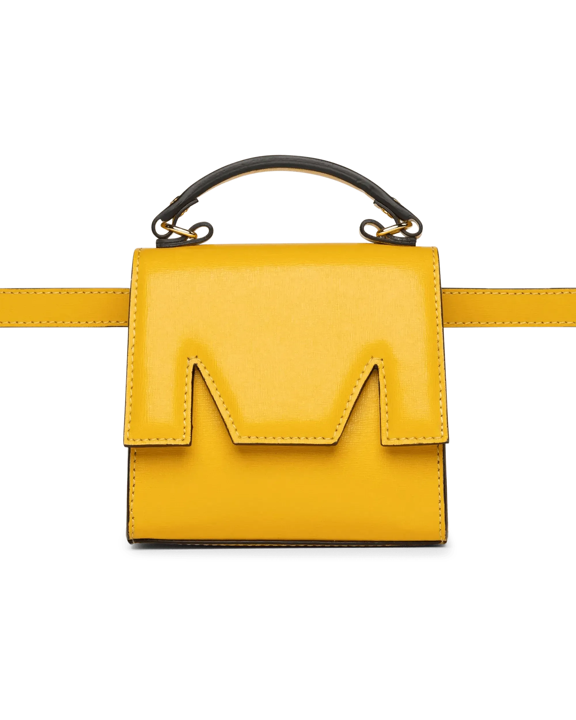 Mini 'M' Flap Belt Bag - Stylish Crossbody Fanny Pack for Women & Men - Perfect for Travel, Running, Hiking & Everyday Use