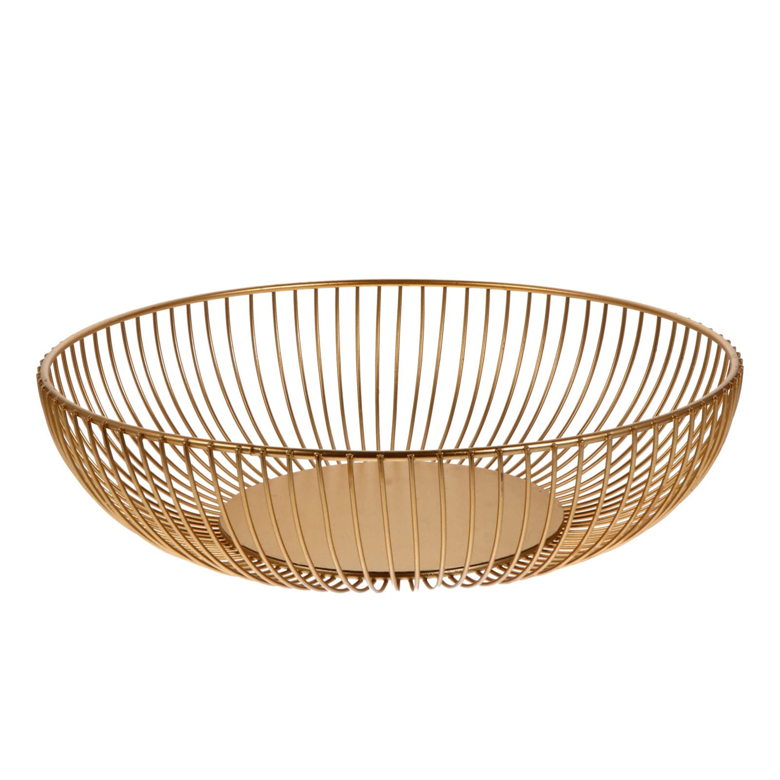 Holibanna Metal Wire Fruit Basket - Rustproof Countertop Storage Organizer for Fruits, Vegetables, Snacks, Eggs & Coffee Accessories | Perfect for Kitchen, Dining Table, Pantry & Office Use