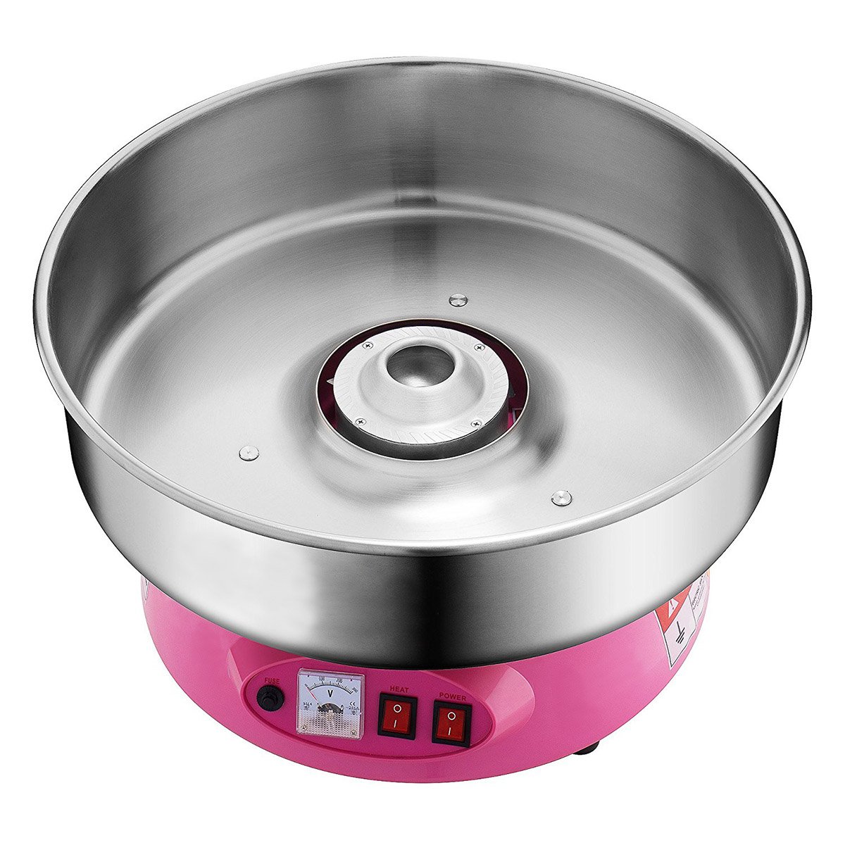 Pink Commercial Cotton Candy Machine - Compact & Portable Candy Floss Maker for Parties, Events, Carnivals & Home Use | Perfect for Birthday Celebrations, Wedding Receptions & Street Fairs