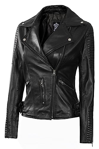 Bari - Black Leather Jacket