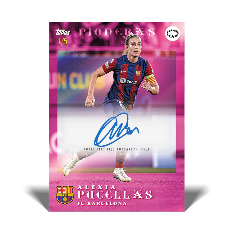 Topps Aitana Bonmatí Curated Soccer Trading Card Set - Limited Edition Collectible for Fans & Sports Memorabilia Enthusiasts - Perfect for Display, Gifts, and Card Collections