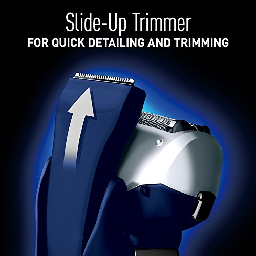 Panasonic ES-RT37-S Arc3 Electric Shaver - 3-Blade Cordless Wet/Dry Men's Razor with Pop-Up Trimmer - 6.6oz - Perfect for Travel, Gym & Daily Shaving Routine