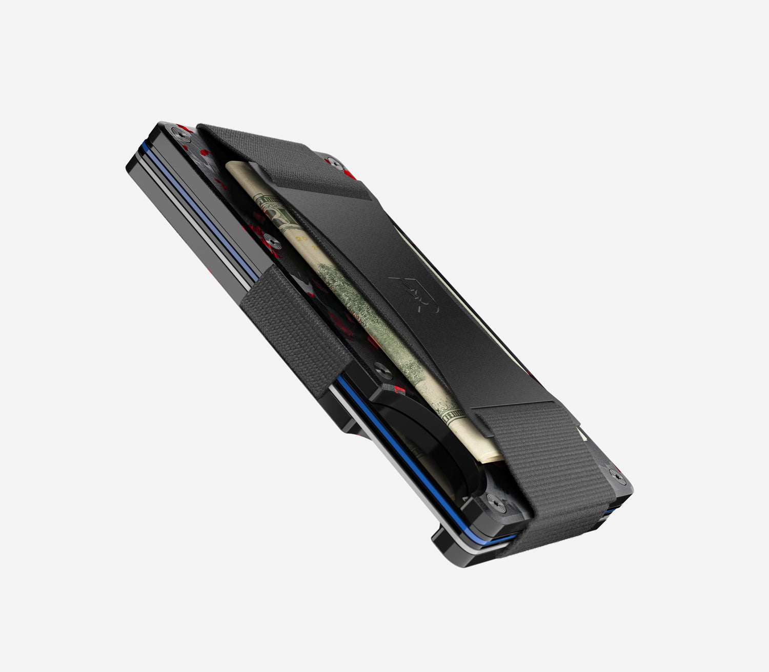 Ridge Wallet Forged Ember - Slim RFID Blocking Metal Wallet for Men - Perfect for Everyday Carry, Travel & Minimalist Lifestyle