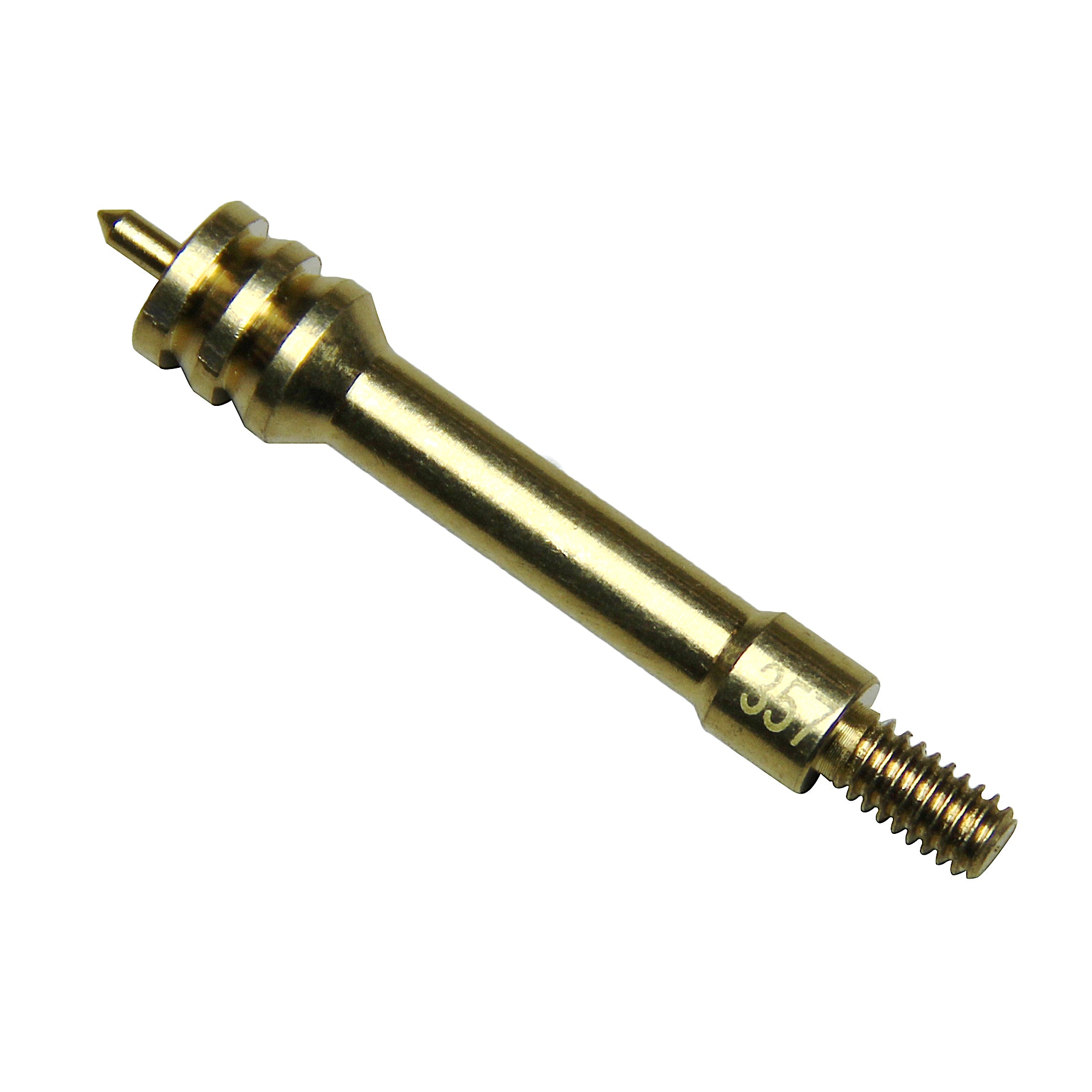 MaximalPower™ .357 Caliber Gun Cleaning Jag - 8-32 Threaded Brass Brush (6460-357) for Pistol & Revolver Maintenance | Perfect for Range Days & Firearm Care