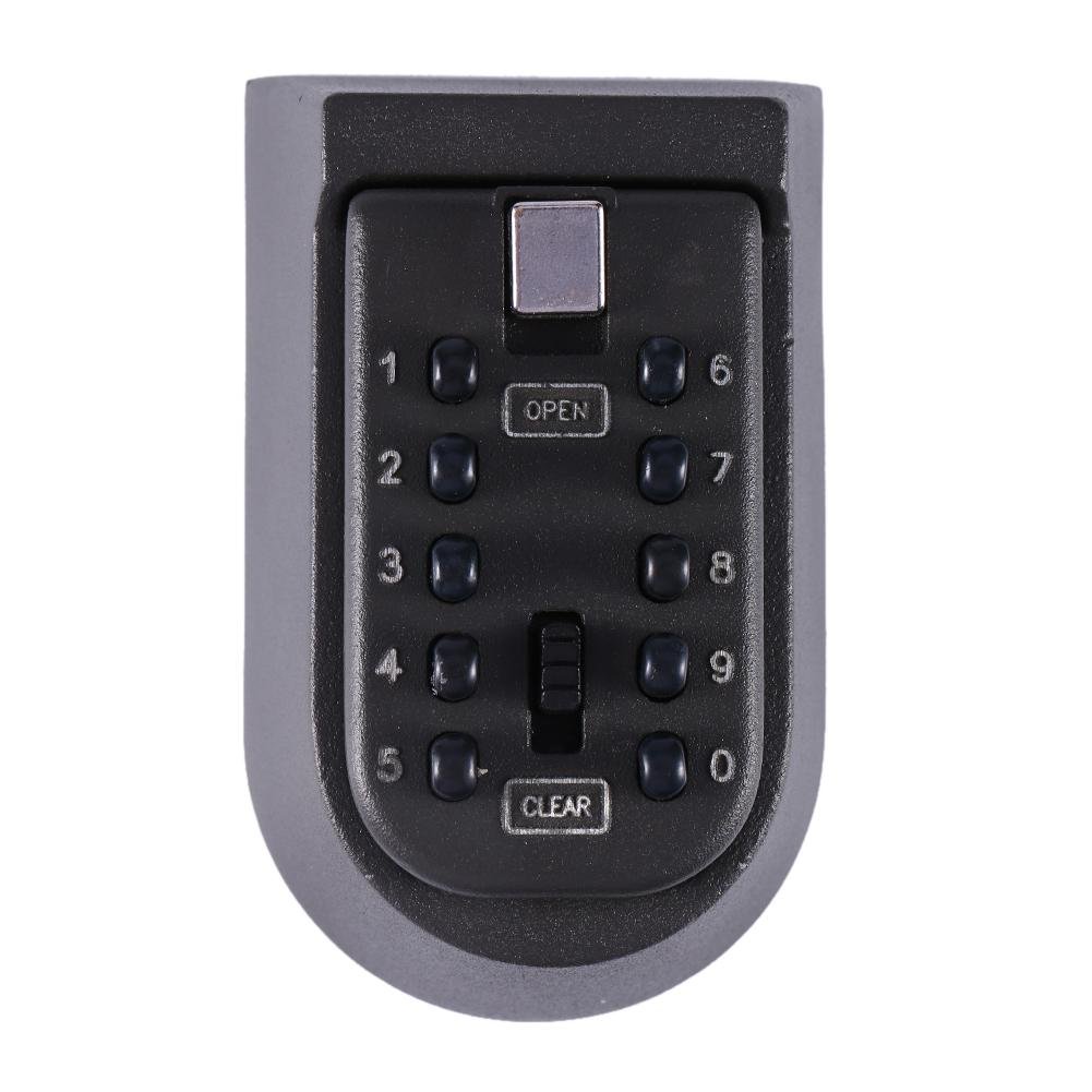Waterproof Outdoor Key Lock Box with 10-Digit Combination Code - Wall Mount Security Storage for Home, Realtor & Car Keys - Ideal for House Entry, Vacation Rentals & Emergency Access