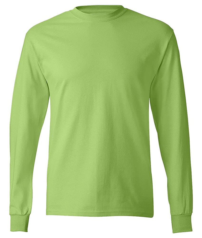 Joe's USA Youth Long Sleeve Cotton T-Shirts - 20 Color Options for Boys & Girls | Soft Comfortable Kids Tees for School, Play & Everyday Wear