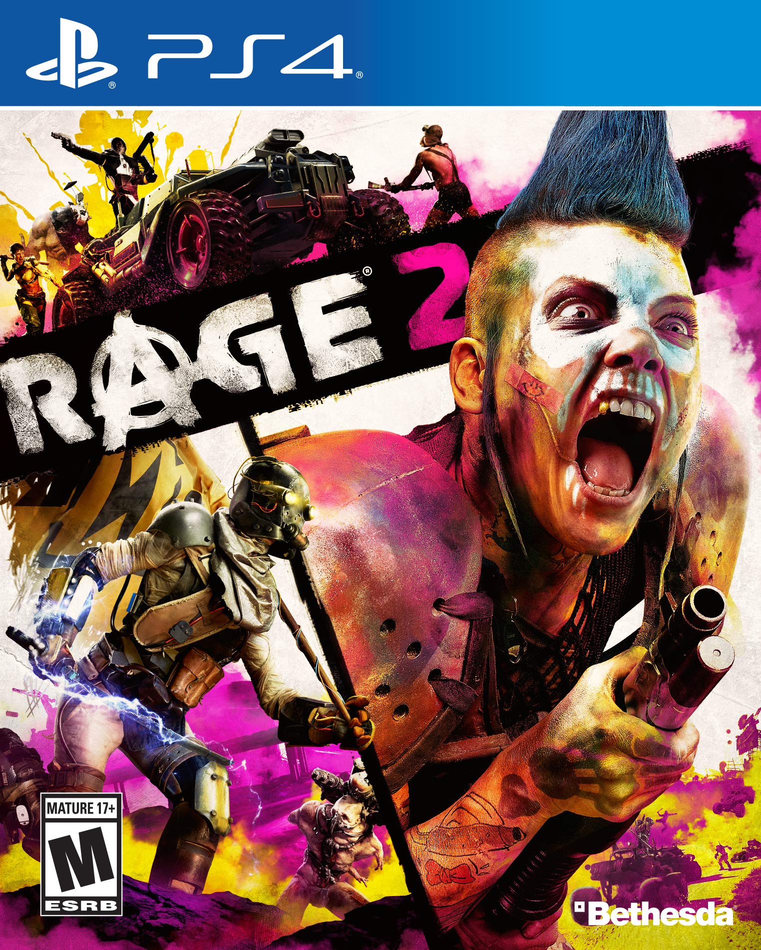 Rage 2 - PlayStation 4 Game with Amazon Exclusive Bonus Content | Post-Apocalyptic Open World Action Shooter for PS4 Console Gaming