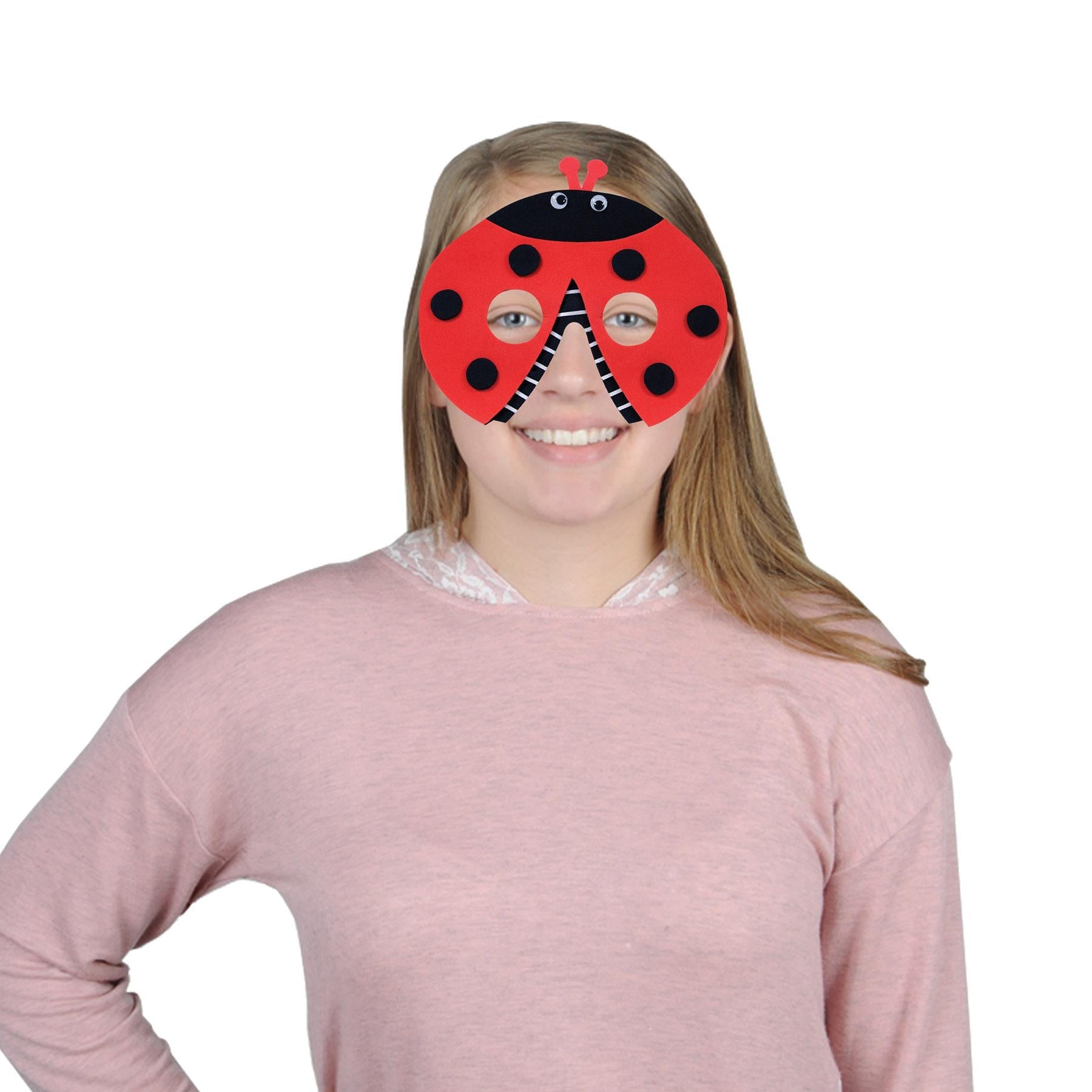 12 Pack Beistle Ladybug Glasses - Fun Party Favors for Kids Birthday, Baby Shower & Themed Events - Perfect for Costume Accessories & Photo Props