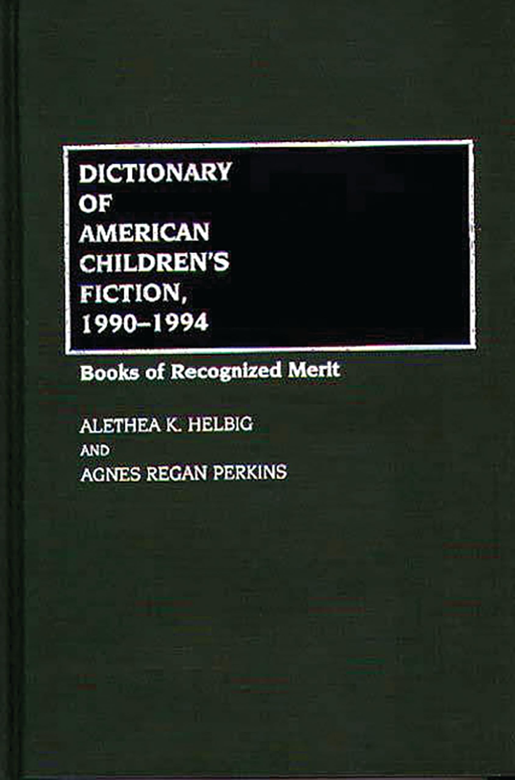 Dictionary of American Children's Fiction 1990-1994 | Award-Winning Kids' Books | Perfect for Homeschooling, Classroom Reading & Children's Literature Studies