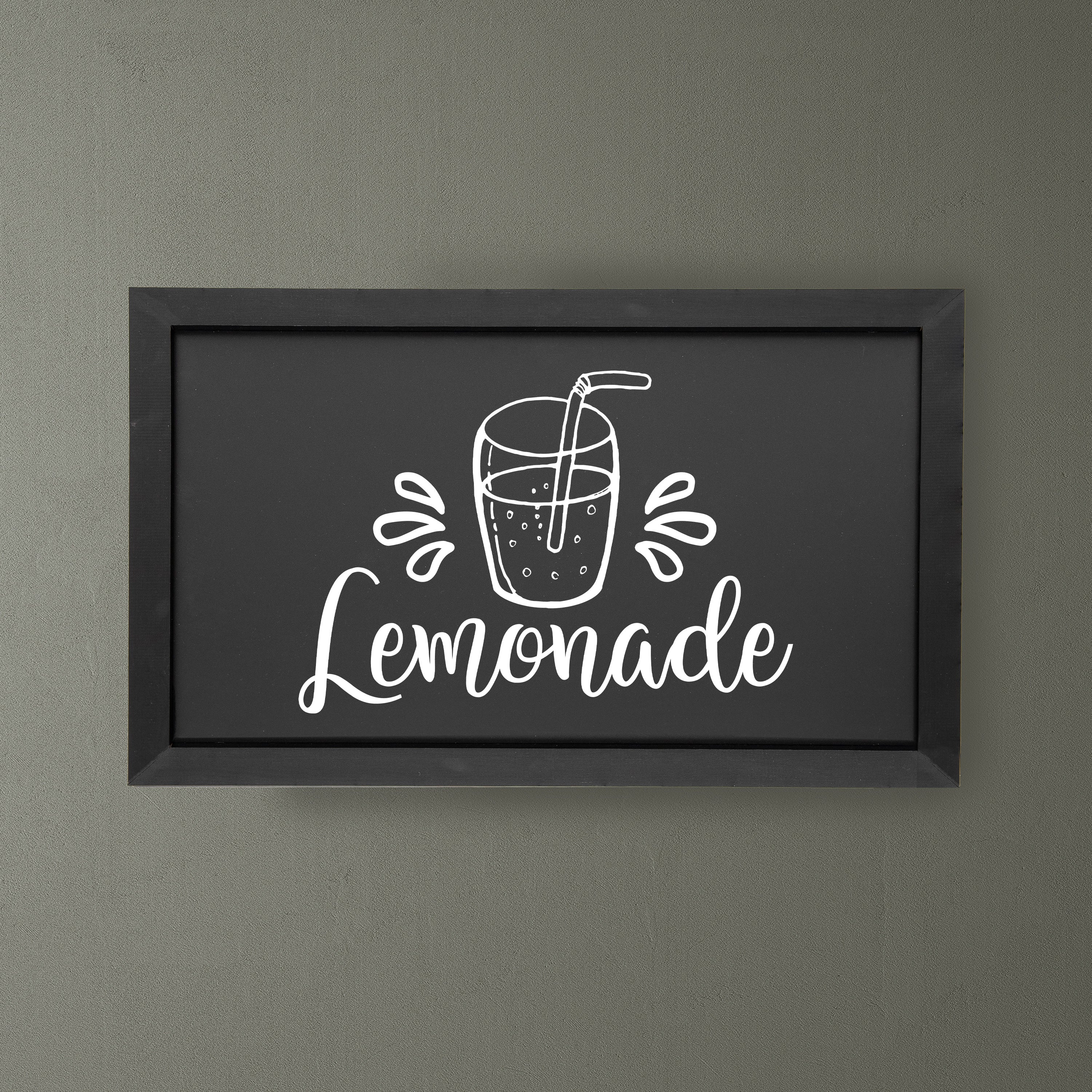Sunnydaze 36 x 24 Inch Magnetic Chalkboard for Wall - Durable Dry Erase Board for Kitchen, Office, Classroom & Kids Room Organization