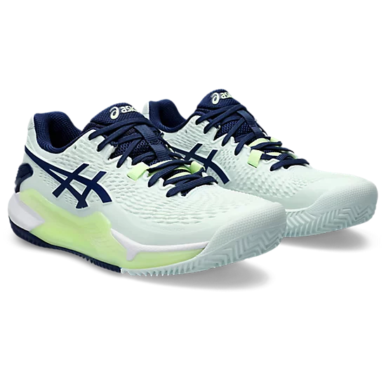 Asics Women's Gel Resolution 9 Clay Court Tennis Shoes 2024 - Perfect for Competitive Play & Training on Clay Courts