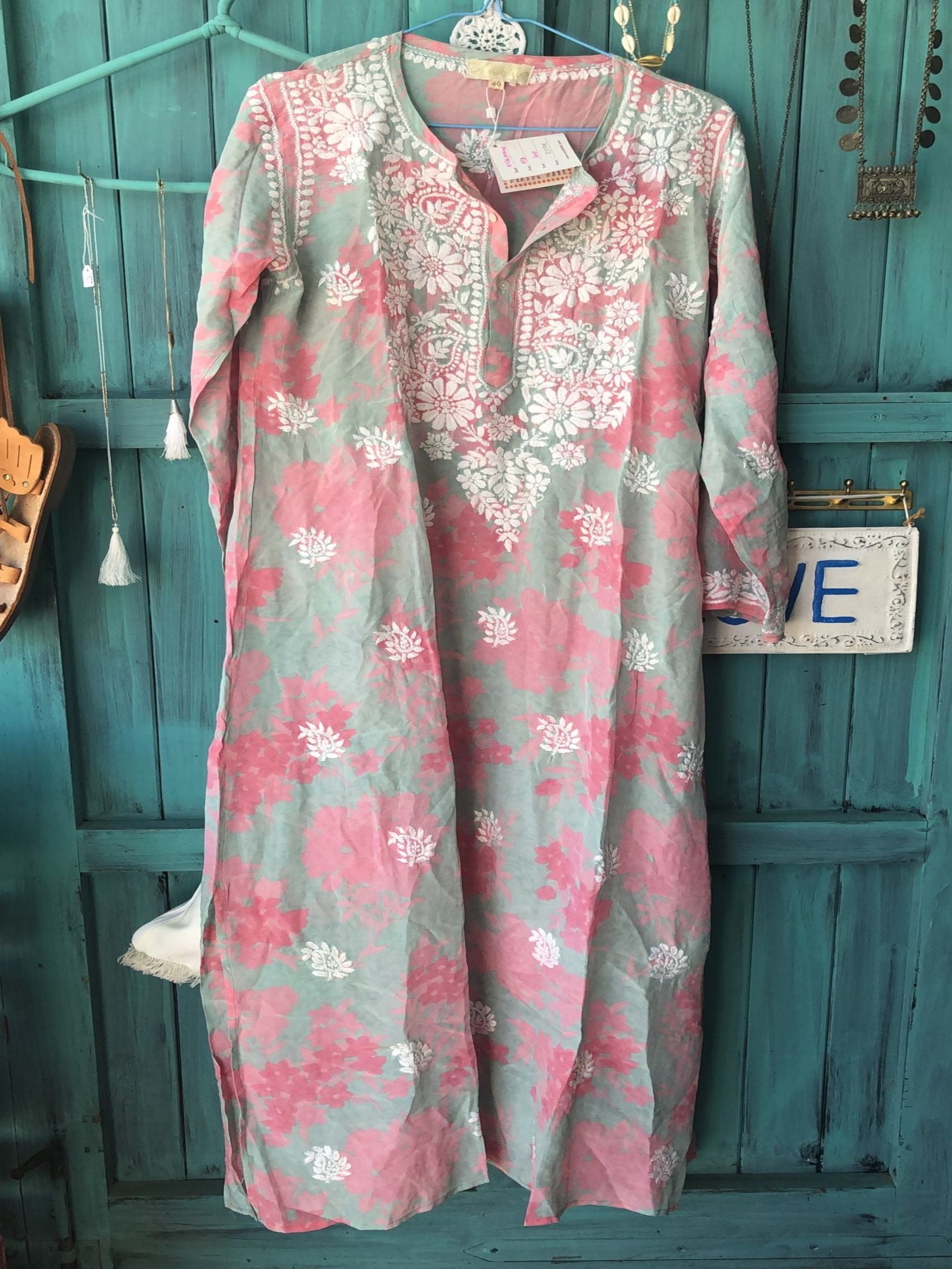 Exclusive Limited Edition Silk Crepe Maxi Kurta – Elegant & Comfortable Women's Long Dress for Casual Wear, Parties & Festivals