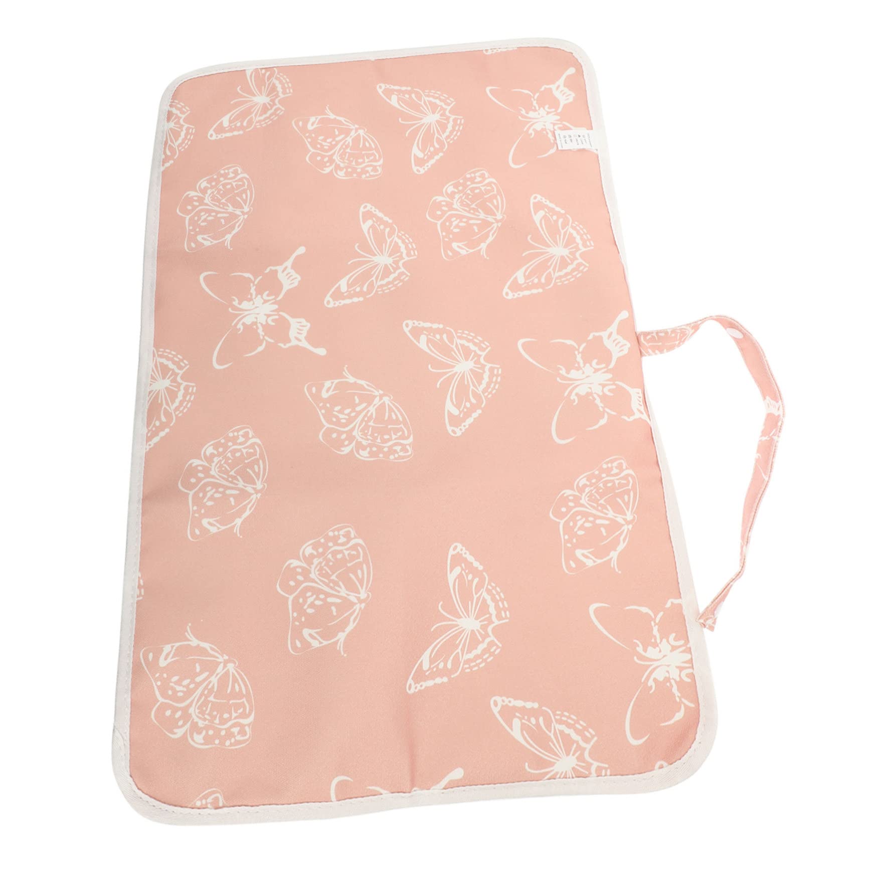 iBasenice 4-Pack Portable Baby Changing Mat - Waterproof Travel Diaper Changing Pad with Soft Polyester Cotton - Perfect for Nursery, On-the-Go & Airplane Diaper Changes