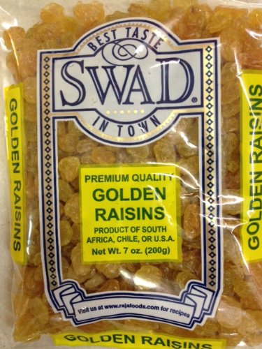 Premium Golden Raisins 7oz (200g) - Indian Groceries for Baking & Snacking