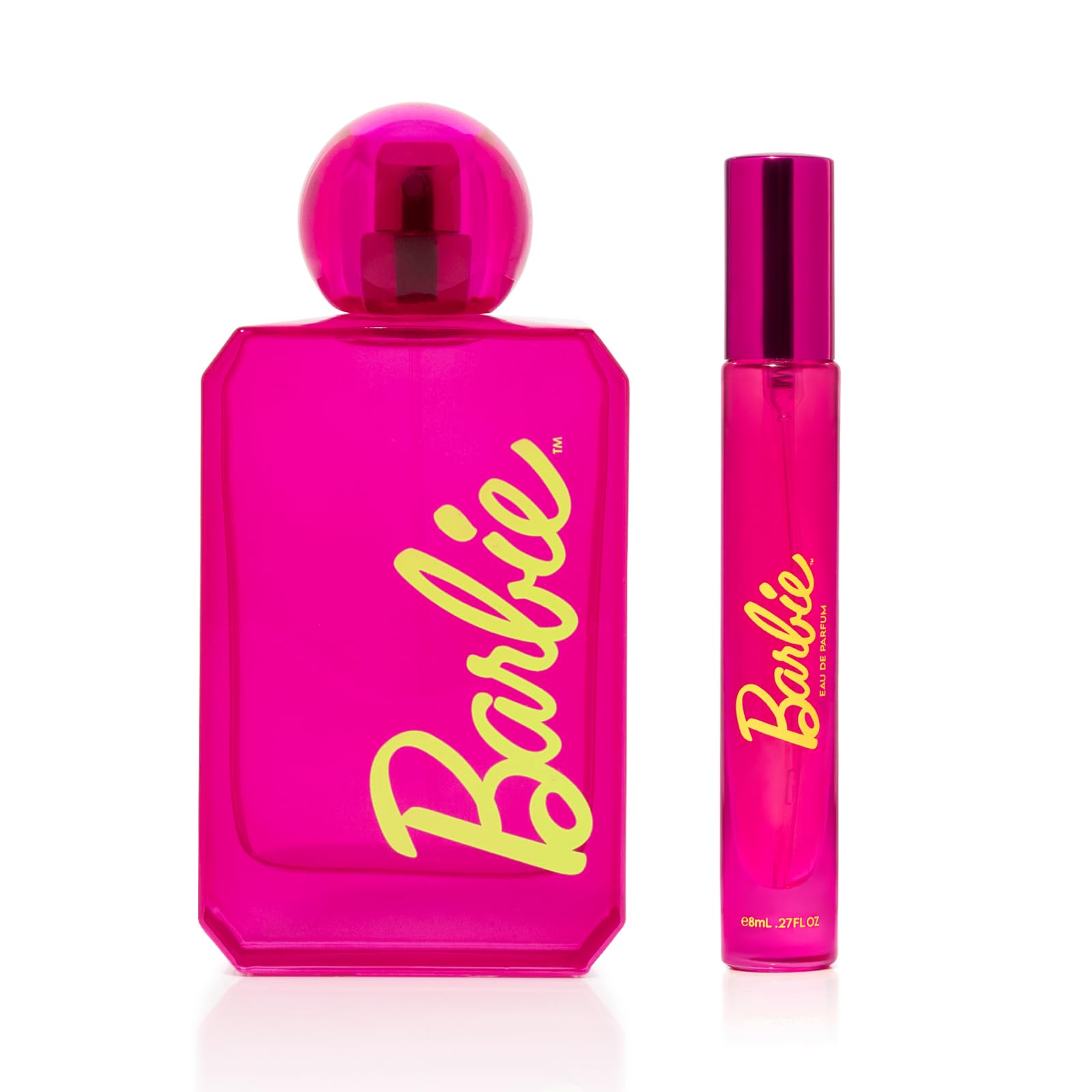 Barbie Perfume Gift Set - 100ml Bottle & 8ml Travel Spray for Women | Birthday, Anniversary & Holiday Present | Perfect for Travel, Parties & Everyday Use