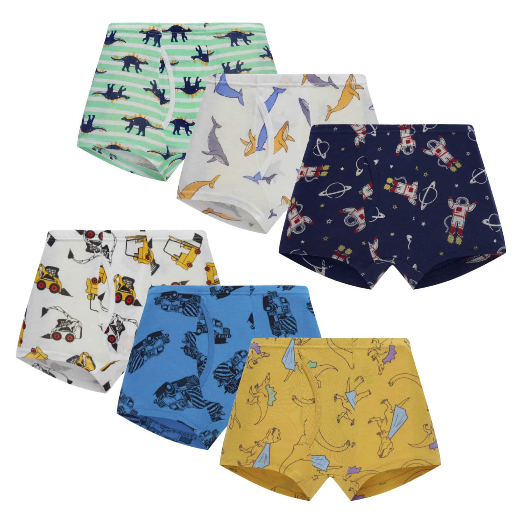 Soft Cotton Boys' Underwear Multipack - Breathable & Comfortable Briefs for Kids - Perfect for School, Play & Everyday Wear