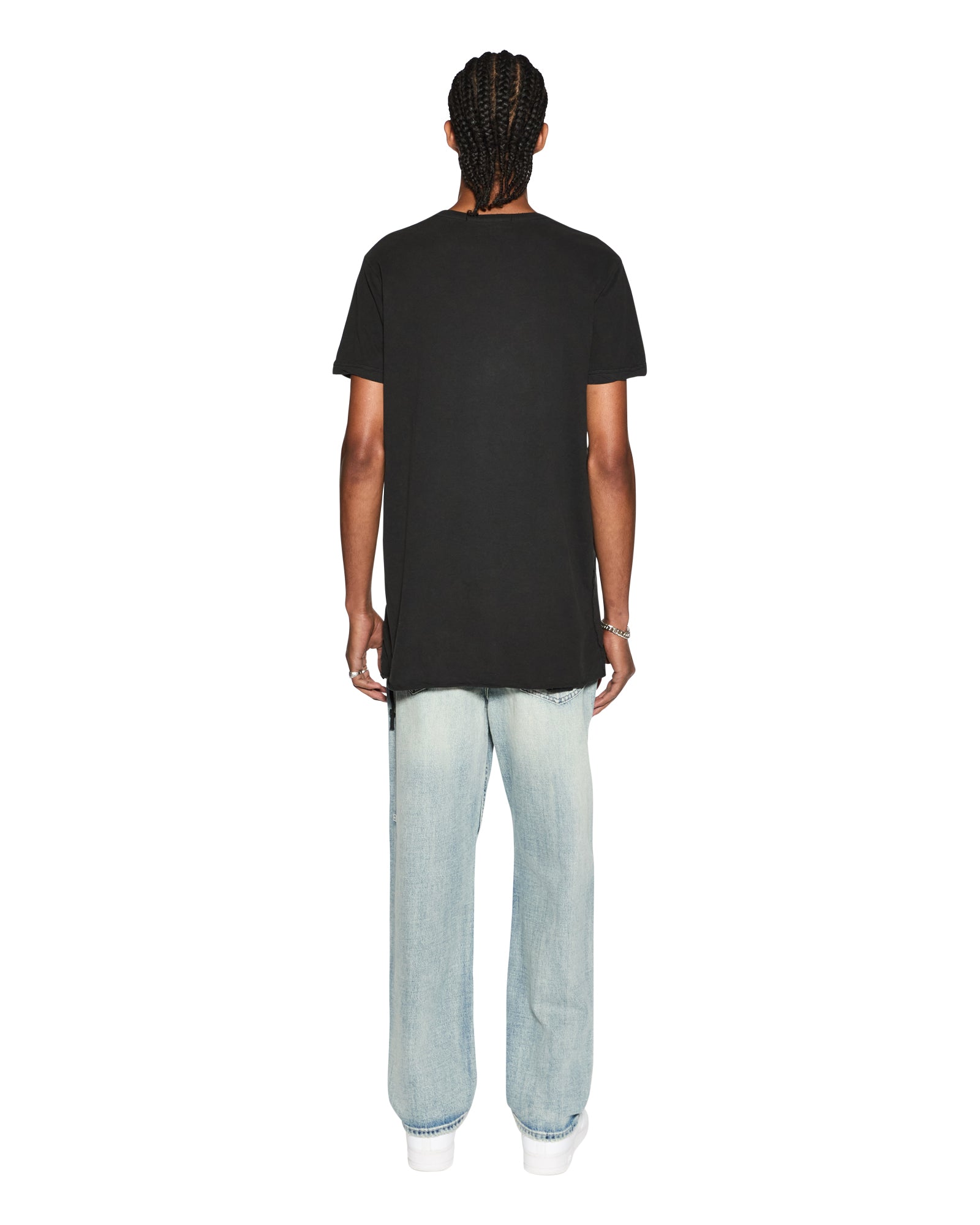 SEEING LINES Short Sleeve T-Shirt for Men & Women - Soft Cotton Crew Neck Tee - Black Casual Basic Top for Everyday Wear | Perfect for Streetwear, Gym, and Lounge Outfits
