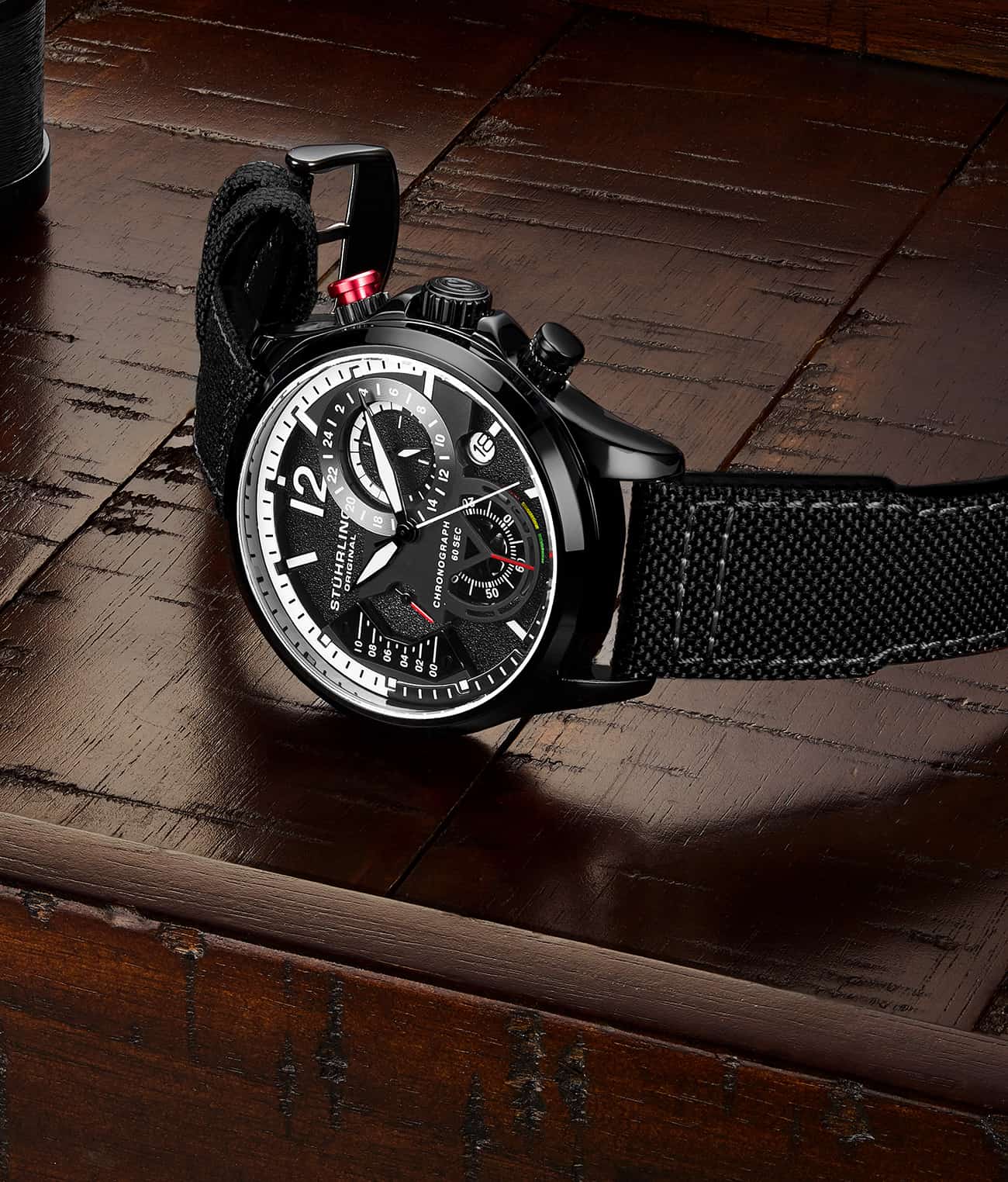 Cordura 4029 Quartz 45mm Aviator Watch - Durable Military-Grade Timepiece for Outdoor Adventures & Aviation Enthusiasts