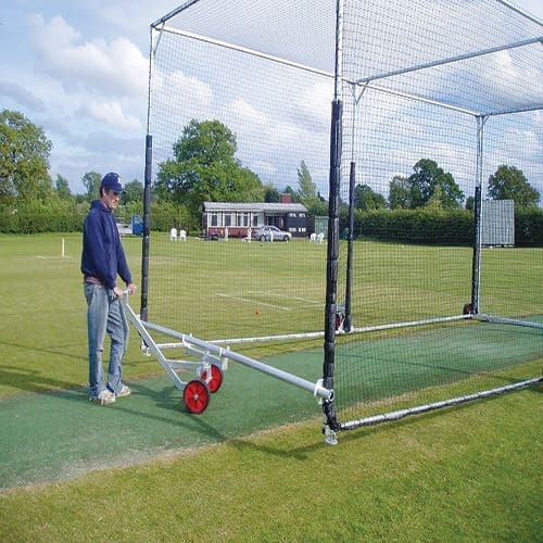 Huck Devon Malcolm Portable Cricket Cage for Practice & Training | Lightweight Mobile Cricket Net for Backyard, Garden & Outdoor Sports