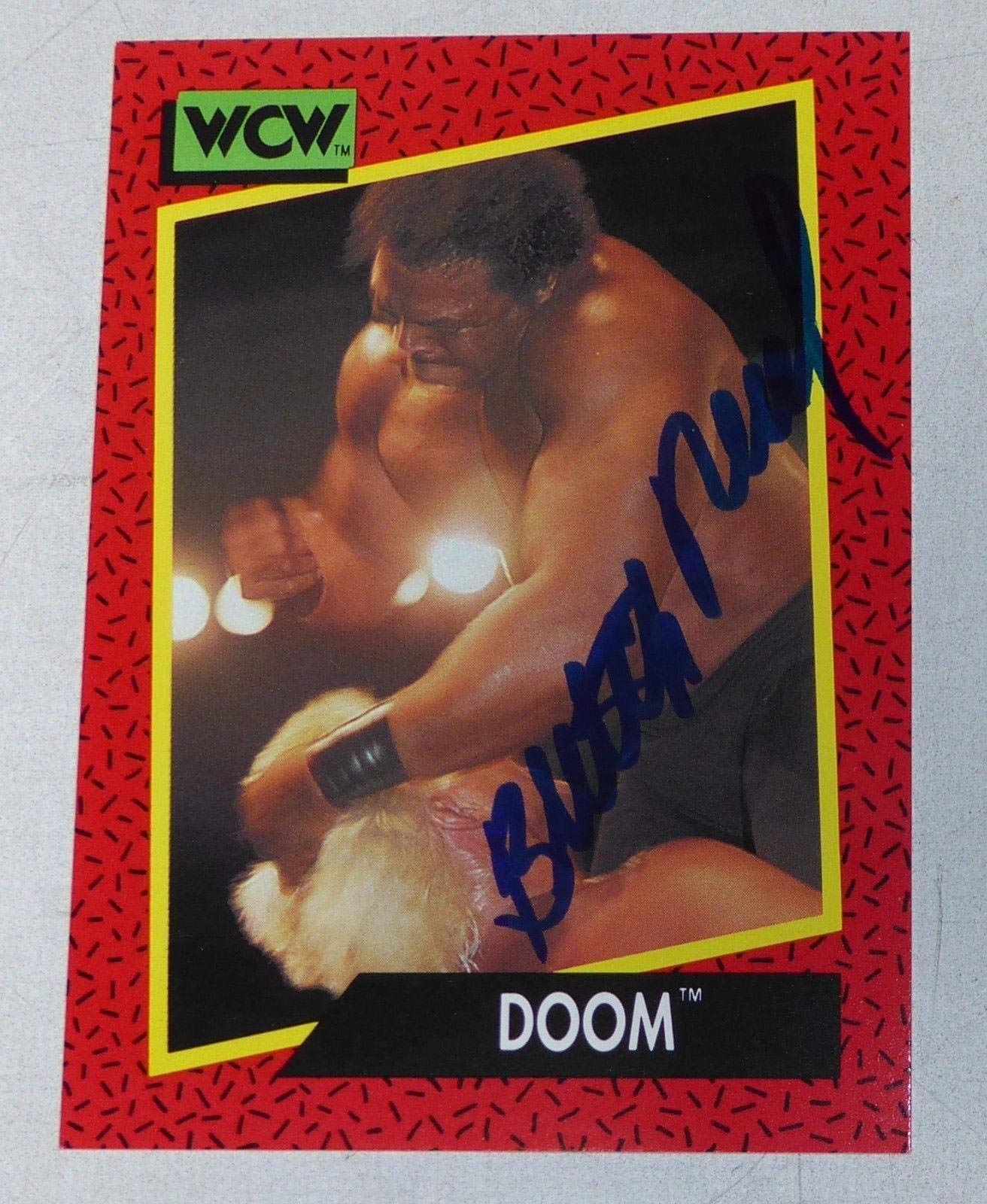 Butch Reed Signed 1991 Impel WCW Doom Card #146 WWE Autograph - Authentic Pro Wrestling Memorabilia for Collectors & Fans - Perfect for Display, Framing, and Wrestling Memorabilia Collections