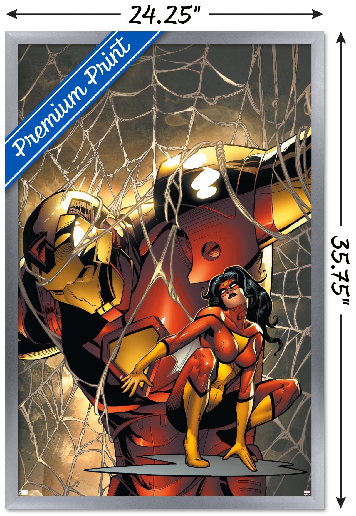Trends International Marvel Comics Spider Woman - Marvel Adventures Iron Man #10 Wall Poster, 34