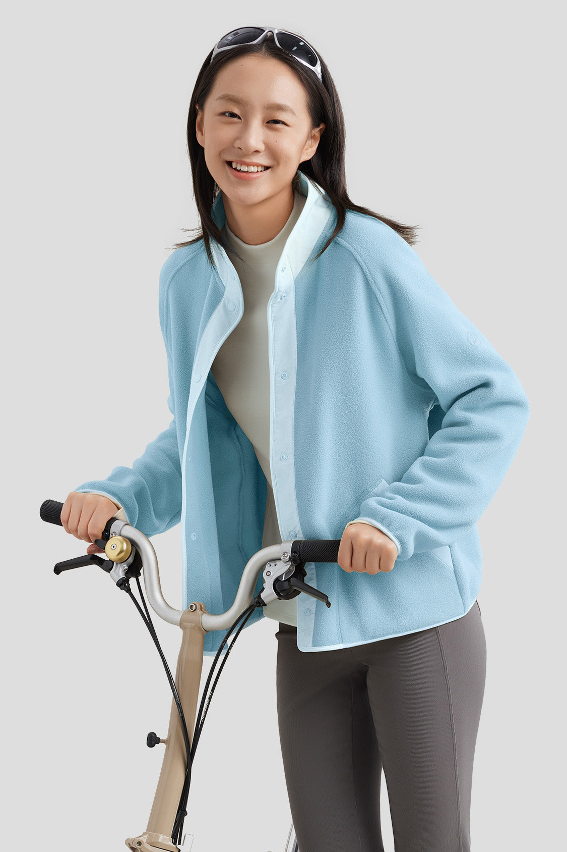 MicroWarm Women's Fleece Jacket - Lightweight Winter Coat, Soft Thermal Outerwear for Hiking, Camping & Outdoor Activities